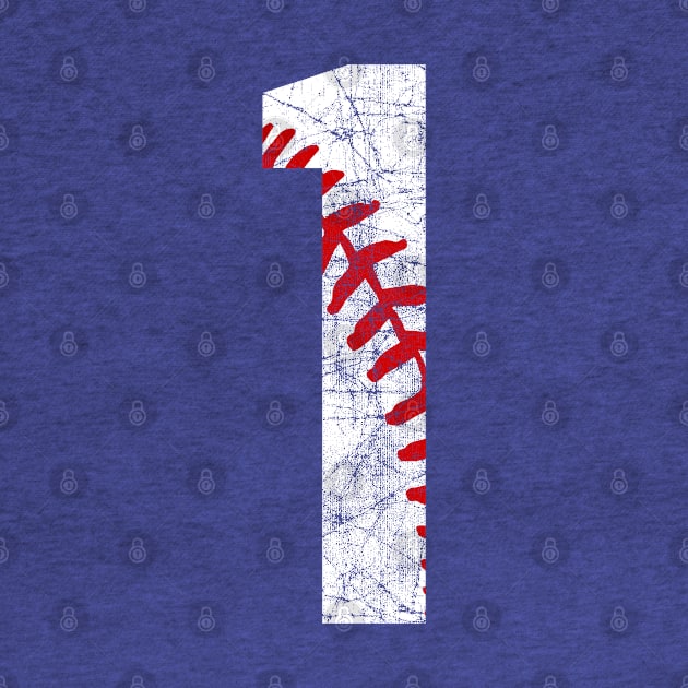 Vintage #1 Baseball Laces Baseball Mom Jersey Love Baseball  Birthday T-shirt by TeeCreations
